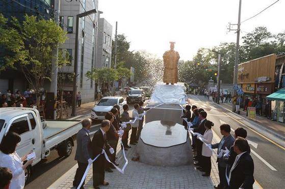 대구 중구에 있는 순종 동상. [사진 대구 중구]