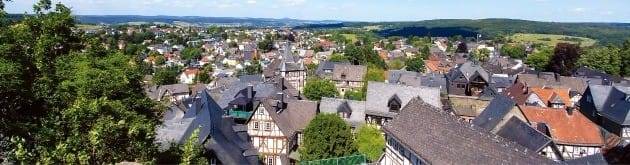 브라운펠스 성에서 내려다본 마을 풍경. 가족들이 투어하기 좋은 곳이다.