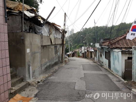 서울 노원구 중계동 백사마을 전경/사진=홍정표 기자