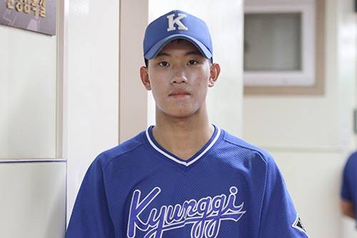 경기고 투수 박신지. [사진=정아름 기자]