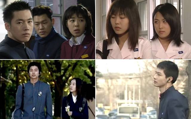 (시계 방향으로) 학교1, 학교2, 학교3, 학교4. /방송 화면 캡처