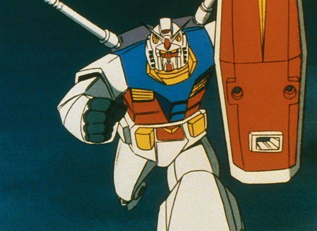 건담은 다른 로봇 만화들과 달리 전쟁에 휘말린 아이들의 고뇌를 다룬 현실적인 이야기로 주목받았다. 사진은 극장판 ‘기동전사 건담 1’(1981).  선라이즈 제공