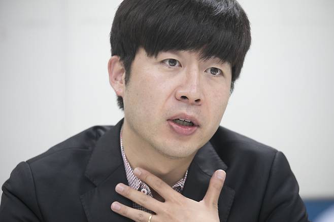 ▲ 허일후 MBC 아나운서는 뿔뿔이 흩어진 선·후배들이 다시 뭉치는 날을 위해 지난 5년 동안 인고의 시간을 감내했다. 사진=이치열 기자.