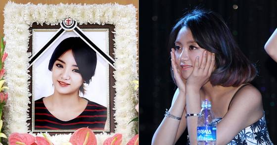 걸그룹 레이디스코드 故 고은비 양. [중앙포토]