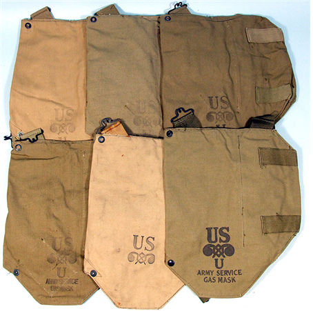 다양한 카키색. 사진 속에 있는 것은 1940년대 미군의 방독면 주머니 /사진=www.atthefrontshop.com