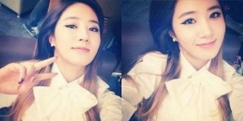 티파니와 공동MC 유리, 셀카 사진...화사한 화이트블라우스에 청순미 '철철'