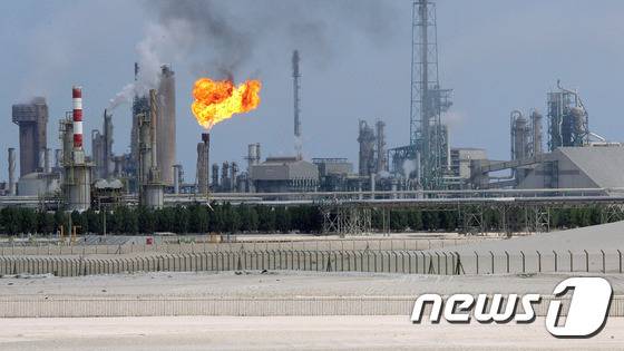 중동 산유국인 카타르 유전지대 모습©AFP=뉴스1