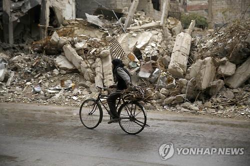 내전으로 파괴된 시리아의 한 도시(연합뉴스 자료사진)