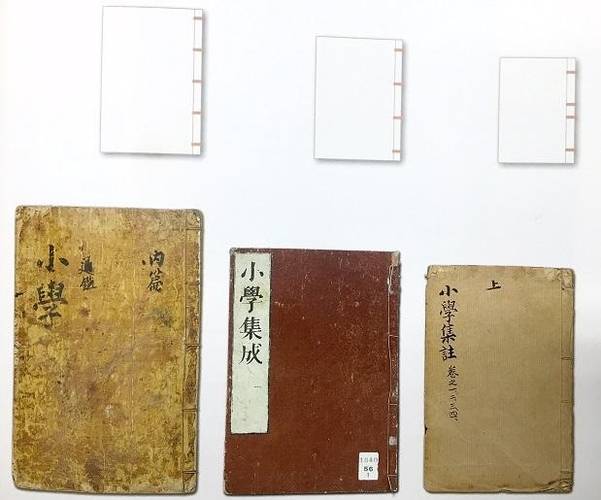 소학언해(小學諺解) 한국, 일본, 중국의 소학언해. 조선 책은 크기가 크며, 무겁고 질긴 종이를 이용해 견고하게 만들었다. 중국과 일본의 책은 조선 책에 비해 크기가 작고 가볍게 제작돼 대량 판매됐다. 조선 책이 주로 다섯 번 꿰매는 오침안(五針眼)인데 비해, 중국책과 일본책은 사침안(四針眼)인 경우가 많다. 똑같은 사침안이라도 일본은 4개의 구멍이 같은 간격으로 배치된 반면, 중국책은 가운데 두 구멍이 좁게 몰리는 특징이 있으며, 때로 첫 번째와 네 번째 구멍의 위와 아래를 다시 꿰매 육침안(六針眼)이 되기도 한다.