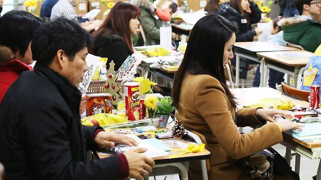 10일 오후 경기도 안산시 단원고등학교에서 열린