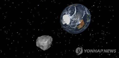 지구와 소행성 이미지(AP=연합뉴스 자료사진)