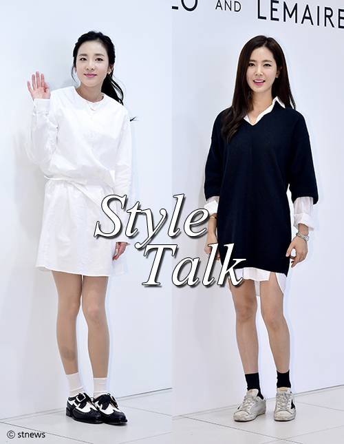 산다라박(왼쪽), 한채아