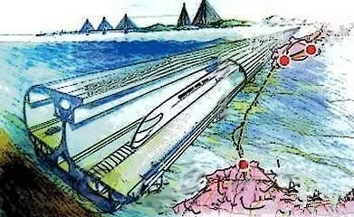 보하이 해저터널 상상도.