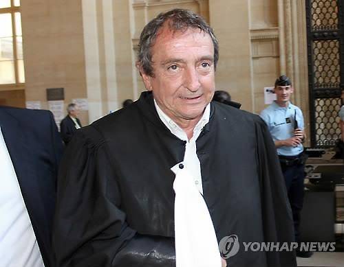 유섬나 변호 맡았던 파트리크 메조뇌브(파리=연합뉴스 자료사진)