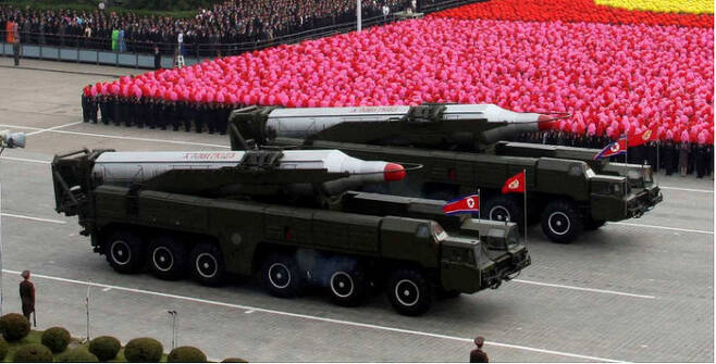 북한 중거리 미사일 무수단