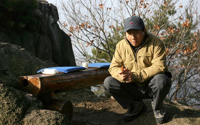 #3. 2006년 12월 16일 서울 북악산. 사진가 장철영(전 청와대 전속 사진사) 제공