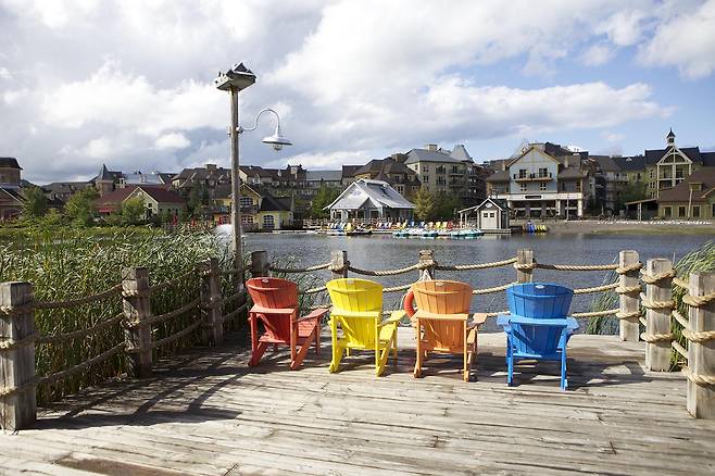 호젓한 분위기의 블루 마운틴 리조트.