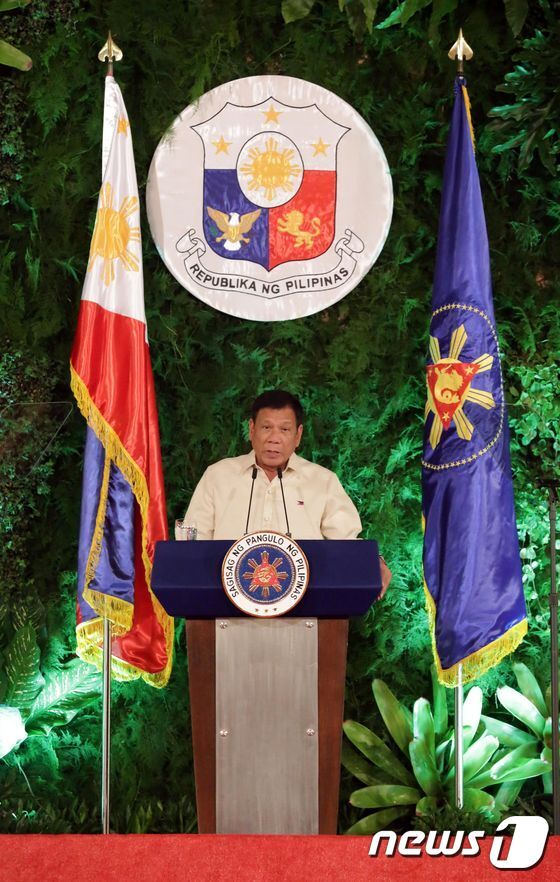 로드리고 두테르테 필리핀 대통령. © AFP=뉴스1