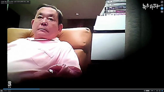 ⓒ뉴스타파 영상 갈무리 : <뉴스타파>가 보도한 ‘이건희 회장 성매매 의혹 동영상’의 한 장면.
