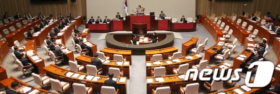 예산결산특별위원회 전체회의. © News1 손형주 기자