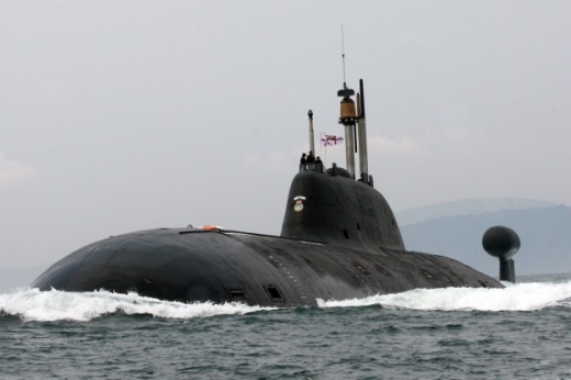 러시아에서 빌려온 인도해군 챠크라 II 원자력 잠수함. (사진=미해군뉴스 홈페이지)