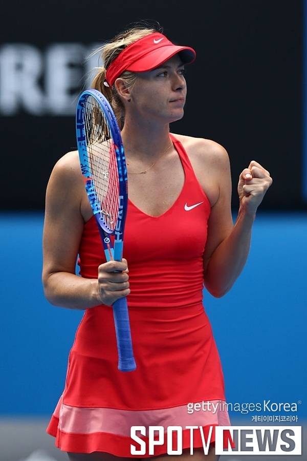 ▲ 마리아 샤라포바(러시아)는 세계적인 테니스 스타이다.