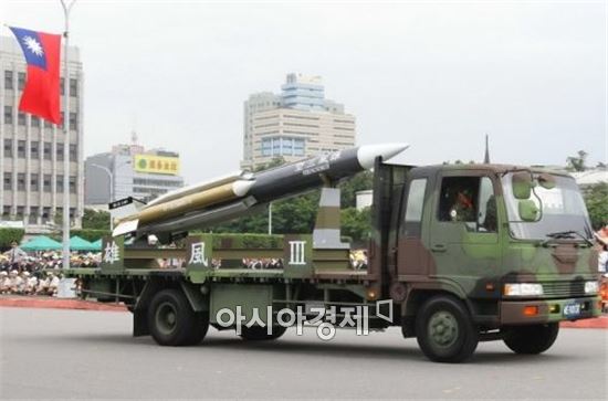 대만의 슝펑-3 초음속 미사일