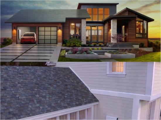 테슬라의 태양광 지붕 타일 (사진=테슬라)