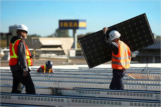 영국 이케아에서 일반에 판매되고 있는 태양광 패널 (사진=이케아UK)