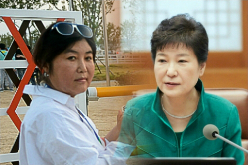 최순실(왼쪽) 씨와 박근혜 대통령(사진=자료사진)