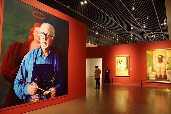 중화예술궁에서 무료로 열린 ‘페르난도 보테로’ 특별전.