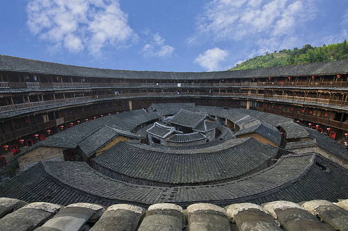 중국의 방어형 가옥 '토루(土樓)' 모습(사진=유네스코 세계문화유산 목록)