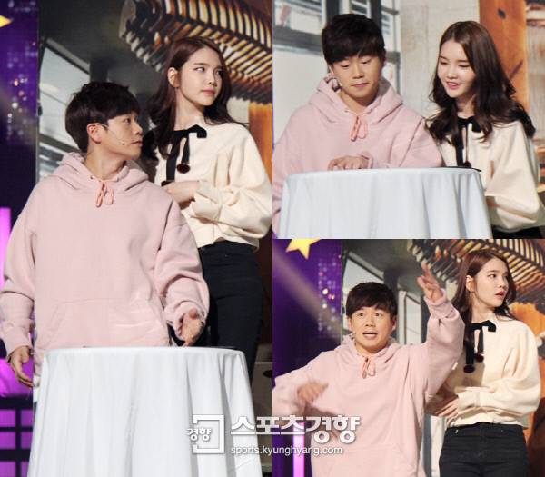 KBS2 ‘개그콘서트-세.젤.예’ 코너에 등장한 개그맨 김대성과 배우 인아. 사진 KBS