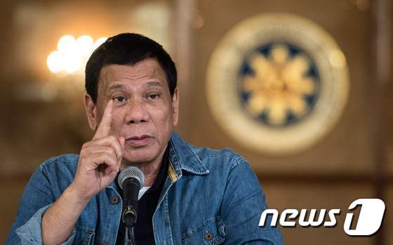 로드리고 두테르테 필리핀 대통령 <자료사진> © AFP=뉴스1