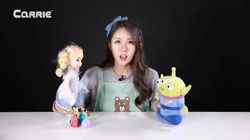 캐리앤잉글리시 채널 촬영 모습(이지은)