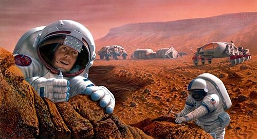 법안 통과로 NASA가 민간 우주 기업들과 함께 화성에 인류를 보내기 위한 계획이 더욱 힘을 받게 되었다. (사진=NASA)