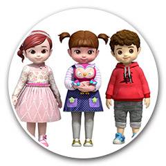 (왼쪽부터) 터닝메카드, 꼬마버스 타요, 로보카 폴리 /투니버스, 조선DB