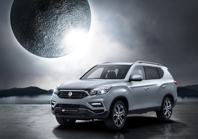 SsangYong Motor’s G4 Rexton, a premium large-size SUV. (Ssangyong Motor