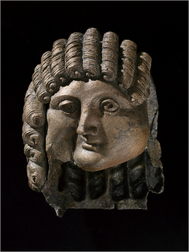 <남자의 얼굴>, 기원전 1세기~기원후 1세기, 킹사우드대학박물관 소장.