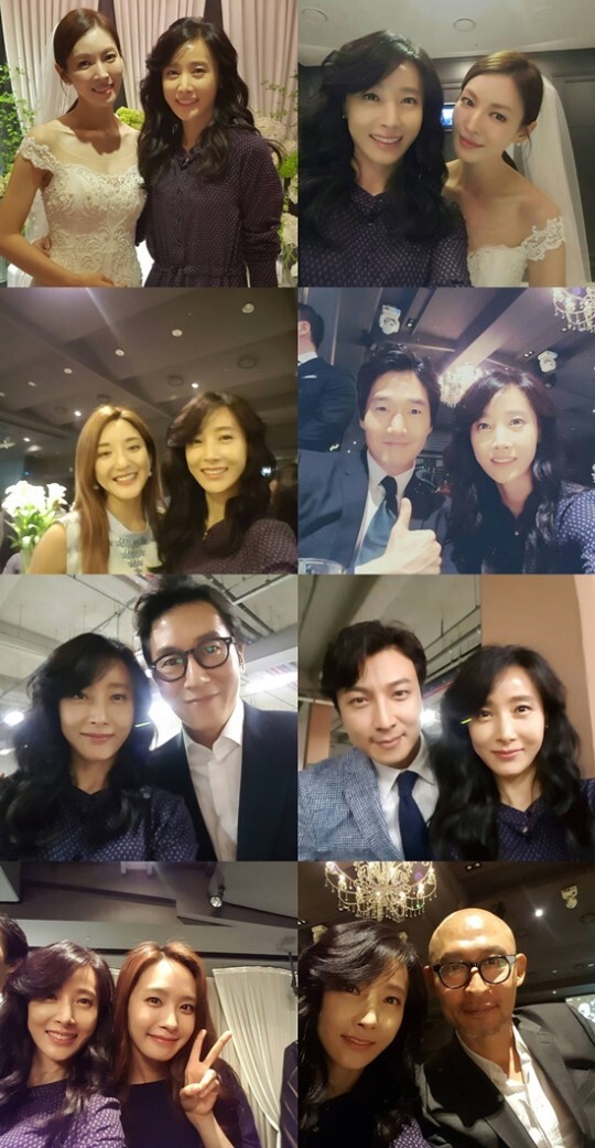 이상우 김소연 결혼식 사진=도지원 인스타그램