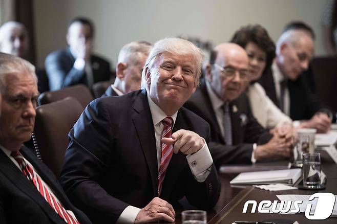 도널드 트럼프 미국 대통령. © AFP=뉴스1