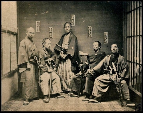 19세기 당시 일본 사무라이 모습