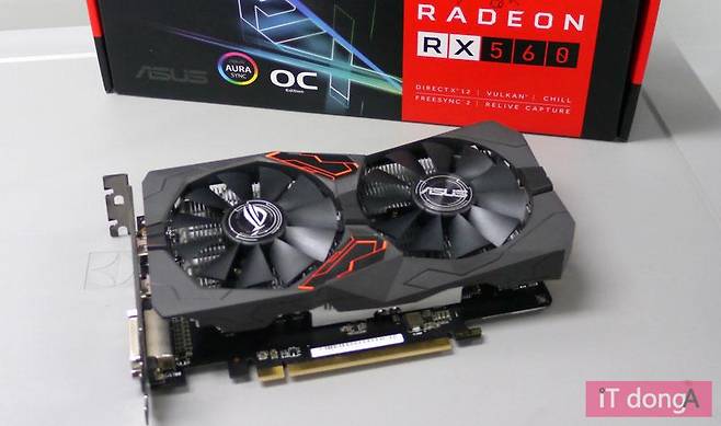 AMD 라데온 RX 560(에이수스 생산)