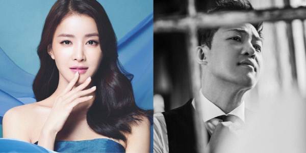 배우 이시영(사진 왼쪽)과 조승현 에이트 대표. /이시영·조승현 인스타그램