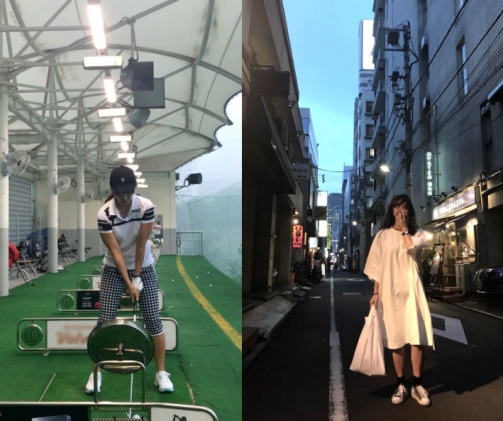 사진=김하늘과 안신애의 인스타그램