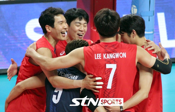 한국 남자배구대표팀.
