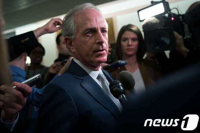 밥 코커(테네시) 미국 상원 외교위원장. © AFP=뉴스1
