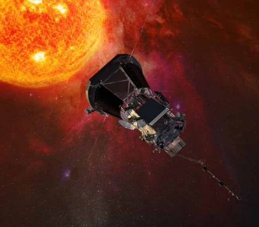 NASA의 태양 탐사선 파커. 2018년 지구에서 가장 가까운 별 태양의 미스터리에 도전한다.(출처=Johns Hopkins University Applied Physics Laboratory)