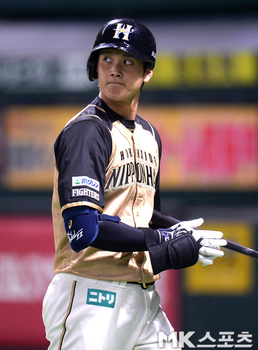오타니(사진)가 8월 한 달 타율 0.442를 기록하며 전체 일본 프로야구 타자 중 가장 높은 수치를 기록했다. 사진=MK스포츠 DB