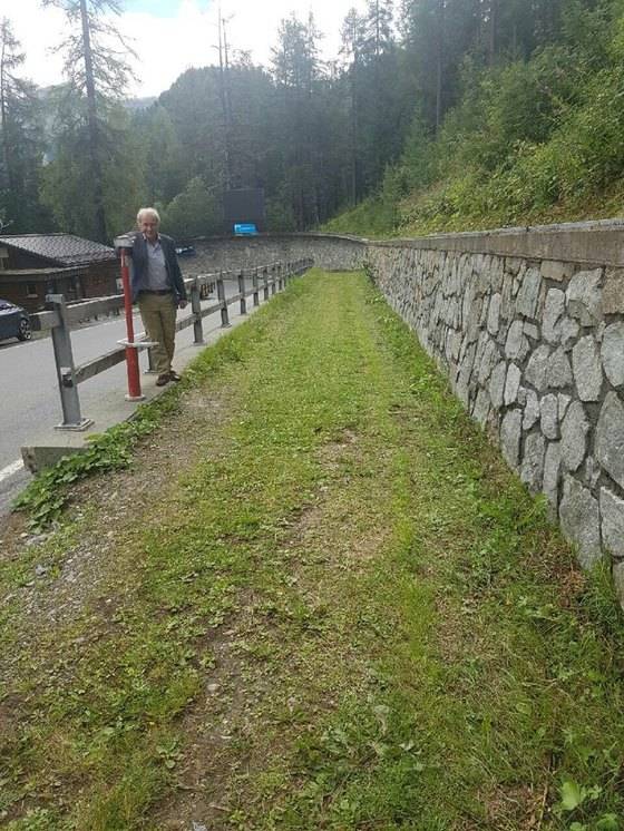 스위스 생모리츠 루지 경기장. 자연친화적으로 지어진 이 경기장은 평소 특별한 관리가 필요없다. 눈이 내리면 자연스럽게 루지경기장으로 변신한다. [안민석 의원 제공]